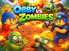 խաղ Obby vs Zombies