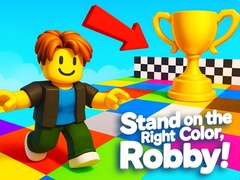 խաղ Stand on the Right Color, Robby!