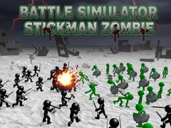 խաղ Battle Simulator Stickman Zombie