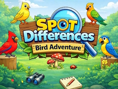 խաղ Spot Differences Bird Adventure
