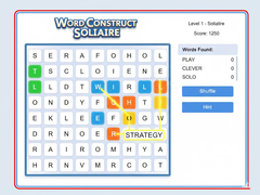խաղ Word Construct Solitaire