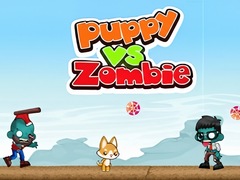 խաղ Puppy vs Zombie