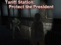 խաղ Tariff Station: Protect the President