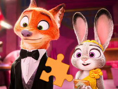 խաղ Jigsaw Puzzle: Zootopia Kiss The Ring