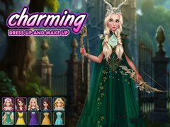 խաղ Charming Dress Up and Make Up