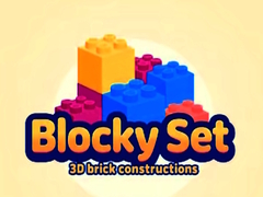 խաղ Blocky Set 3d brick constructions