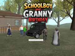 խաղ Schoolboy and Granny: Birthday