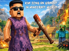 խաղ Kim Jong Un Granny in Minecraft World