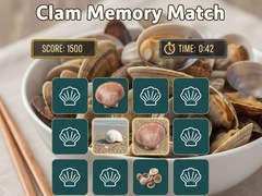 խաղ Clam Memory Match