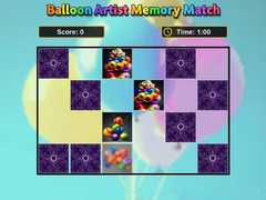 խաղ Balloon Artist Memory Match
