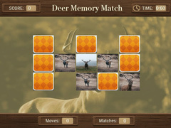 խաղ Deer Memory Match
