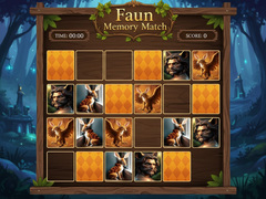 խաղ Faun Memory Match