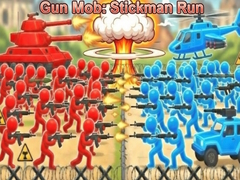 խաղ Gun Mob: Stickman Run
