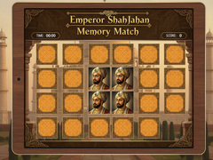 խաղ Emperor Shah Jahan Memory Match