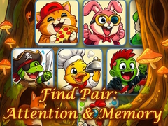 խաղ Find Pair: Attention & Memory