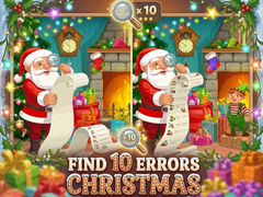 խաղ Find 10 Errors Christmas