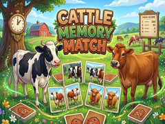 խաղ Cattle Memory Match