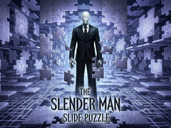 խաղ The Slender Man Slide puzzle