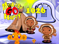 խաղ Monkey Go Happy Stage 1026