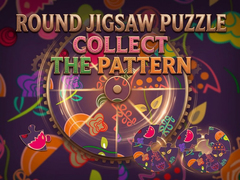 խաղ Round jigsaw Puzzle - Collect the Pattern