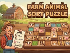 խաղ Farm Animal Sort Puzzle