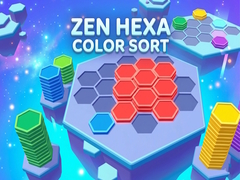 խաղ Zen Hexa Color Sort