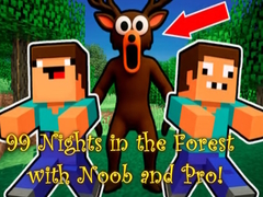 խաղ 99 Nights in the Forest with Noob and Pro!