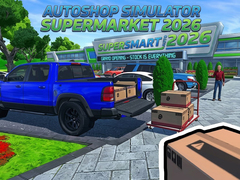 խաղ AutoShop Simulator: Supermarket 2026
