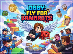 խաղ Obby: Fly for Brainrots!