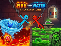 խաղ Fire and Water: Stick Adventures