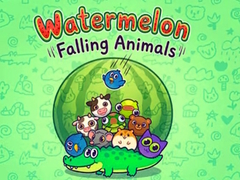 խաղ Watermelon Falling Animals