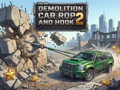 խաղ Demolition Car Rope and Hook 2