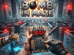 խաղ Bomb in Maze