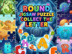 խաղ Round Jigsaw Puzzle - Collect the Letter