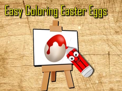 խաղ Easy Easter Coloring Eggs