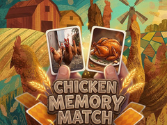 խաղ Chicken Memory Match