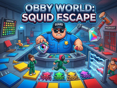 խաղ Obby World Squid Escape