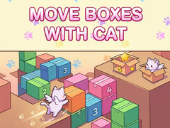 խաղ Move Boxes with Cat