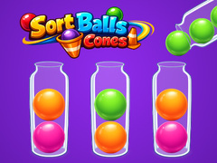 խաղ Sort Balls Cones