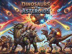 խաղ Dinosaurs vs Asteroids