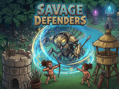 խաղ Savage Defenders