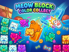 խաղ Meow Block: Color Collect