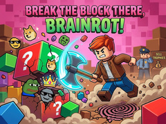 խաղ Break the block there, Brainrot!