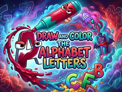 խաղ Draw and Color the Alphabet Letters
