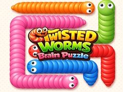 խաղ Twisted worms Brain Puzzle
