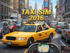 խաղ Taxi Sim 2016
