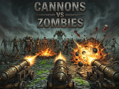 խաղ Cannons vs Zombies