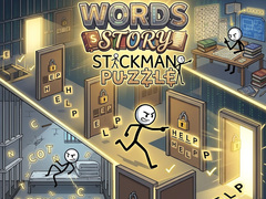 խաղ Words Story Stickman Puzzle