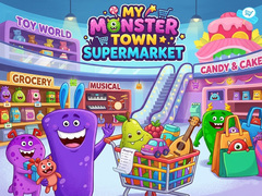 խաղ My Monster Town Supermarket