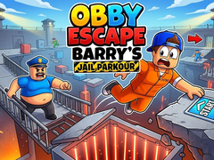 խաղ Obby - Escape Barry's Jail Parkour